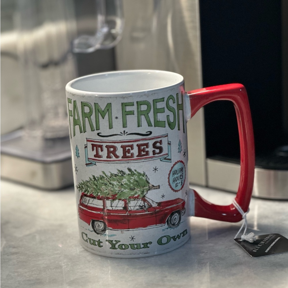 Farm Fresh Trees Ceramic Mug - NWT